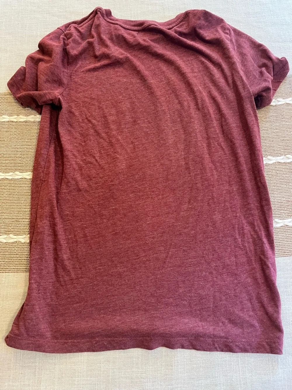 Old Navy Game All Day Maroon Graphic Tee